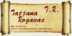Tatjana Rogavac vizit kartica